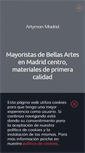 Mobile Screenshot of material-bellasartes-madrid.com